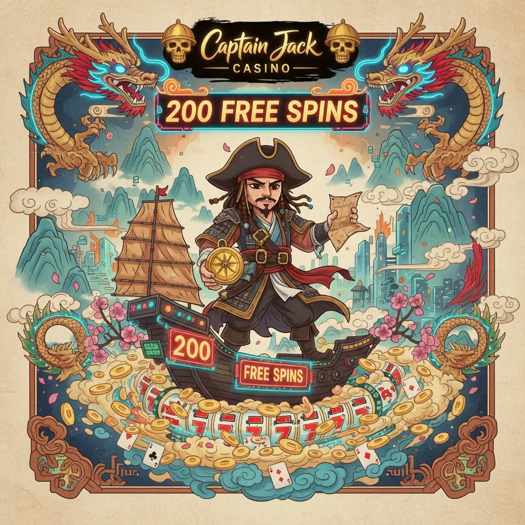200 free spins - Captain
